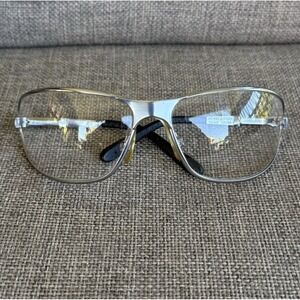 Vtg Harley Davidson Riding Safety Glass Metal Wrap 110mm‎ HD005 B-D Z87+ Silver